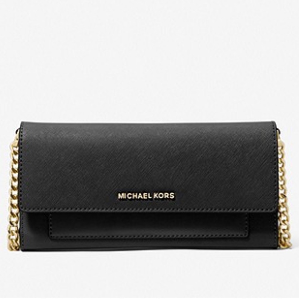 Michael Kors Jet Set Medium Saffiano Leather 2-in-1 Convertible Crossbody
